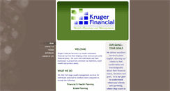 Desktop Screenshot of krugerfinancialservices.com